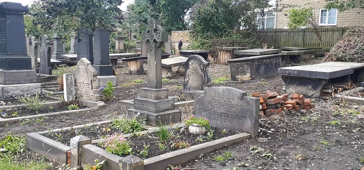 Section 1 - cleared of weeds August 2020